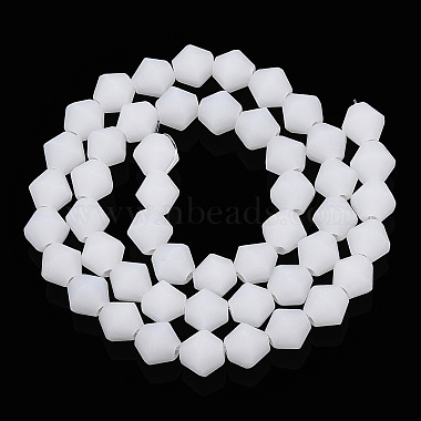 Imitation Jade Frosted Glass Bead Strands(EGLA-A039-J6mm-MD06)-2