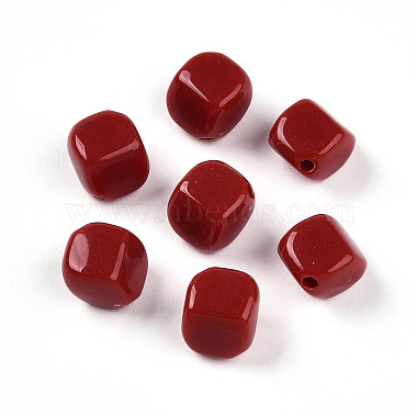 Opaque Acrylic Beads(SACR-T017-36A)-1