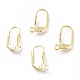 Brass Leverback Earring Findings(KK-Z007-28G)-1