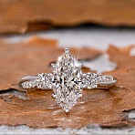 Brass Micro Pave Clear Cubic Zirconia Finger Rings, Horse Eye, Platinum, US Size 7(17.3mm)(FS-WG5249E-02)