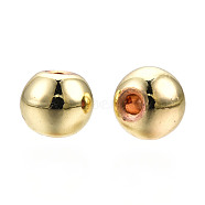 Alloy Beads, Cadmium Free & Nickel Free & Lead Free, Round, Light Gold, 6x5mm, Hole: 1.5mm(PALLOY-N155-139C-01)