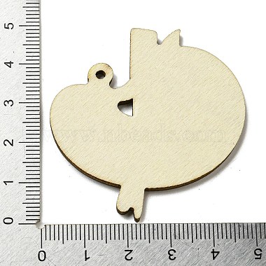 Pendentif en bois(WOOD-H107-04-04)-3