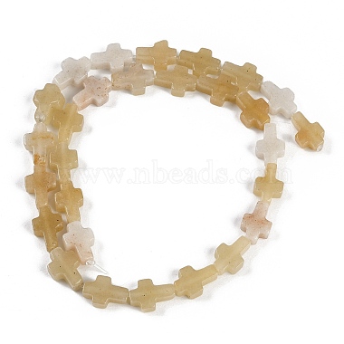 topaze naturelles perles de jade de brins(G-I369-A10-01)-3