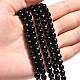 Black Stone Beads Strands(G-I087-6mm)-5