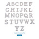 Alphabet Resin Rhinestone Patches(DIY-TAC0005-45D)-8