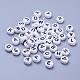 Perles de lettre de trou horizontal acrylique(OACR-E001-19)-1