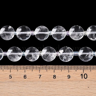 naturelles cristal de quartz brins de perles(G-N342)-5