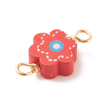 Spray Painted Wood Connector Charms(PALLOY-JF01427-16)-4