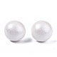 Pearlized Half Round Schima Wood Earrings for Girl Women(EJEW-N048-001-14)-1