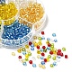 7 Colors Glass Round Seed Beads(SEED-YW0001-24C-01)-4