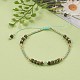 Bracelets de perles de nylon tressés réglables(BJEW-JB05504-01)-4