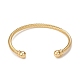 Classic Rack Plating Brass Cuff Bangles(X-BJEW-E071-10G)-2