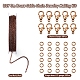 DIY 3m Brass Cable Chain Jewelry Making Kit(DIY-YW0005-75R)-2