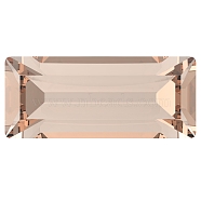 Preciosa&reg MAXIMA Crystal Fancy Stones, Czech Crystal, 435 26 212 Baguette, Dura Foiling, 90300 Light Peach, 7x3mm(Y-PRC-FB7-90300)