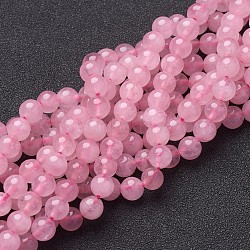 Natural Rose Quartz Beads Strands, Round, 6mm, Hole: 0.8mm, about 65pcs/strand, 15~16 inch(X-GSR6mmC034)