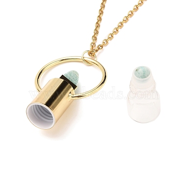 304 colliers de pendentif de bouteille de parfum ouvrable en acier inoxydable(NJEW-I239-05G)-4