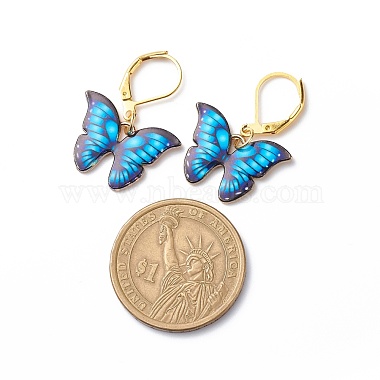Alloy Enamel Butterfly Dangle Leverback Earrings(EJEW-JE05045)-3