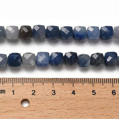 Natural Blue Aventurine(Dyed & Heated) Beads Strands(G-H078-C22-01)-5