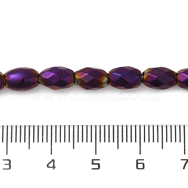 Electroplated Strong Magnetic Synthetic Hematite Beads Strands(G-P518-02)-5