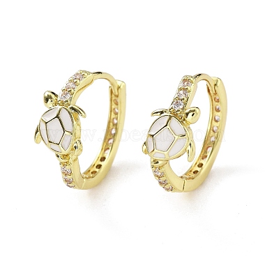 Brass Micro Pave Cubic Zirconia Hoop Earrings(EJEW-C136-01A-02)-4