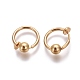 Electroplate Brass Retractable Clip-on Earrings(EJEW-L221-02N)-1
