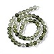 K9 Glass Imitation Green Lodolite Quartz/Garden Quartz Beads Strand(GLAA-G086-02A)-3