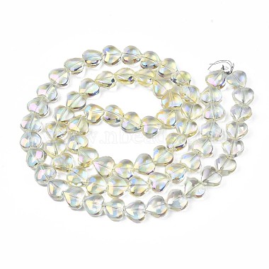 Chapelets de perles en verre galvanoplastique(X-EGLA-S188-14-B02)-2