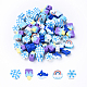 35Pcs 5 Styles Handmade Polymer Clay Beads(CLAY-YW0002-10)-1