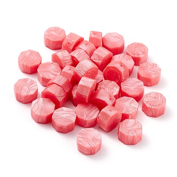 Sealing Wax Particles, for Retro Seal Stamp, Octagon, Salmon, 0.85x0.85x0.5cm about 1550pcs/500g