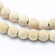 bois brins de perles naturelles(X-WOOD-P011-07-8mm)-3