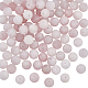 Frosted Natural Rose Quartz Round Beads Strands(G-OC0003-57A)-1