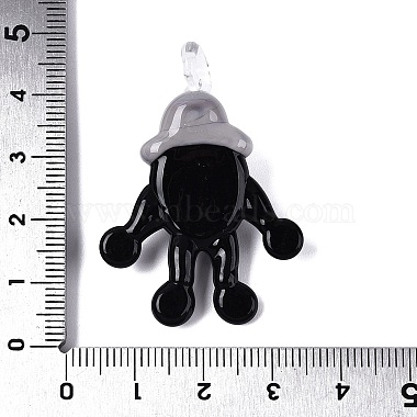 Handmade Lampwork Pendants(LAMP-N034-21A)-3