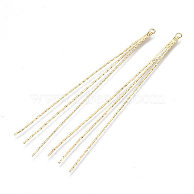 Brass Coreana Chain Tassel Big Pendants(KK-R129-04)-2