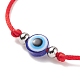 2Pcs 2 Color Resin Evil Eye Braided Bead Bracelets Set(BJEW-JB08496)-5