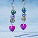 88Pcs 22 Colors Valentine's Day Theme Faceted Heart Charm(DIY-SZ0004-62)-3