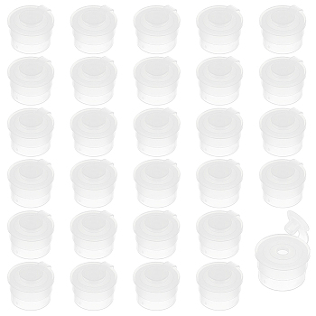 60Pcs Plastic Bottle Stoppers with Flip Cap, Press in Bottle Adapter with Lid, Dosing Adapters, Column, WhiteSmoke, 17x16.5x11.5mm, Hole: 3.6mm, Inner Diameter: 12.5mm