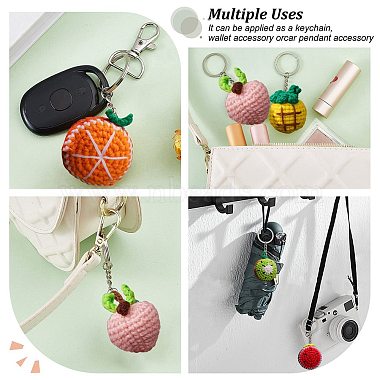 DIY Fruit Theme Keychain Making Kit(DIY-FG0002-98)-6