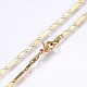 304 Stainless Steel Mariner Link Chains Necklaces(NJEW-P223-06G)-2