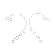 Boucles d'oreilles en acier inoxydable anti-ternissement 316(X-STAS-H148-04P)-2