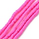 Handmade Polymer Clay Beads Strands(CLAY-R089-4mm-Q031)-1