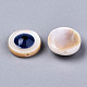 Perles de coquillages naturels d'eau douce(SHEL-T018-09A-04)-2