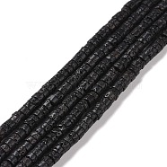 Natural Lava Rock Beads Strands, Flat Round/Disc, 4x2mm, Hole: 0.7mm, about 148pcs/strand, 15.08~15.16''(38.3~38.5cm)(G-M394-03B)