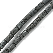 Natural Lava Rock Beads Strands, Cloumn, Frosted, 5.5x3mm, Hole: 1mm, about 72pcs/strand, 15.75''(40cm)(G-H020-P02-01)