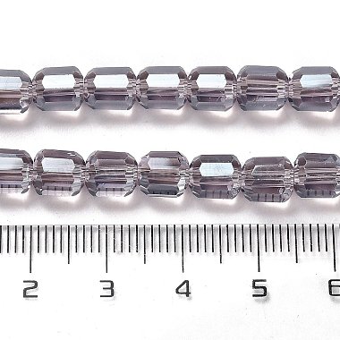 perles en verre plaquent brins(EGLA-D030-19N)-4