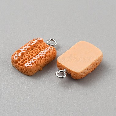 10Pcs Opaque Resin Pendants(CRES-WH0017-06F-P)-2