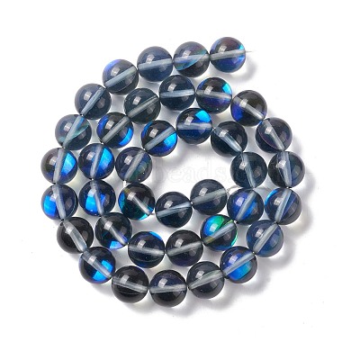 Chapelets de perles en pierre de lune synthétique(G-E573-02C-29)-2