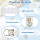 2Pcs Felt Badge Holders Keychain Clasps(FIND-CP0004-06A)-6