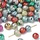 Spray Painted Acrylic Beads(X-ACRP-Q018-8mm-M)-1