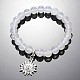 Tibetan Style Star & Moon & Sun Alloy Charm Bracelets(BJEW-JB01919)-4