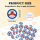 5 Sheets Round Dot PVC Waterproof Decorative Sticker Labels(DIY-WH0481-02)-2